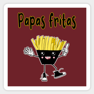 Papas Fritas - Comic Sticker